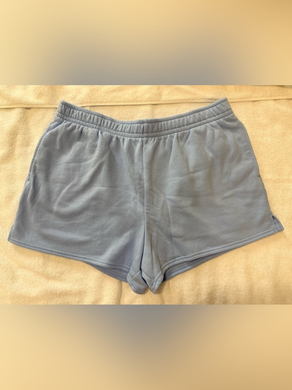 XL (16-18) No Boundaries baby Blue Women's Athletic Shorts